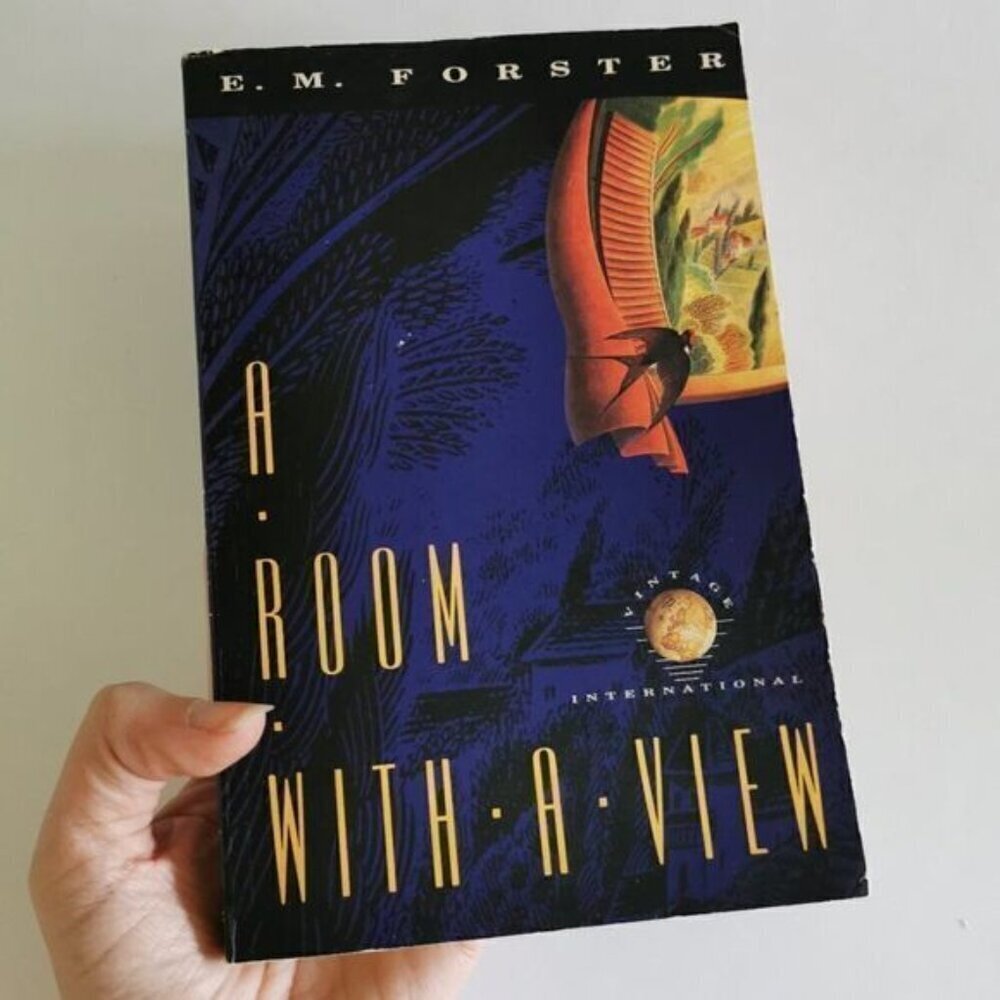 1989 A Room With a View Paperback Book, EM Forster Edwardian England Love Story